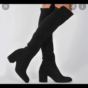 Stuart Weitzman Halftime Suede Boots Size 8